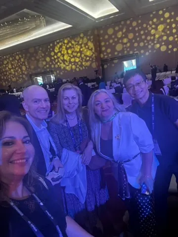 With UN-RIAS colleagues and Rania Bejjani